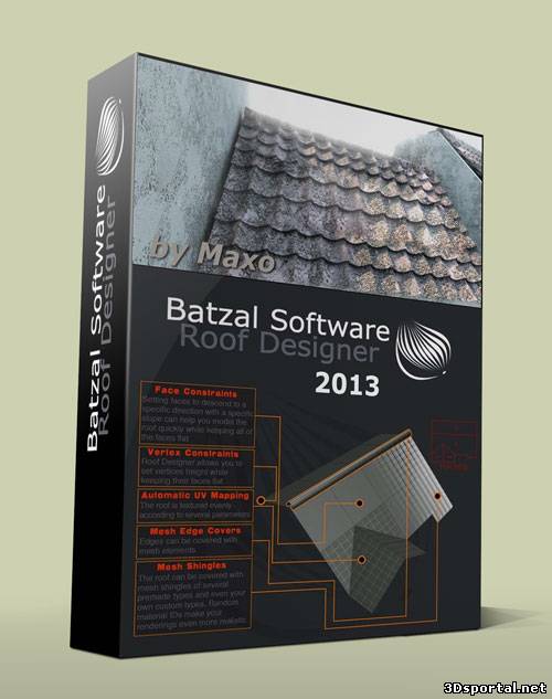 Batzal Roof Designer Plugin For 3ds Max 2013 With Crack